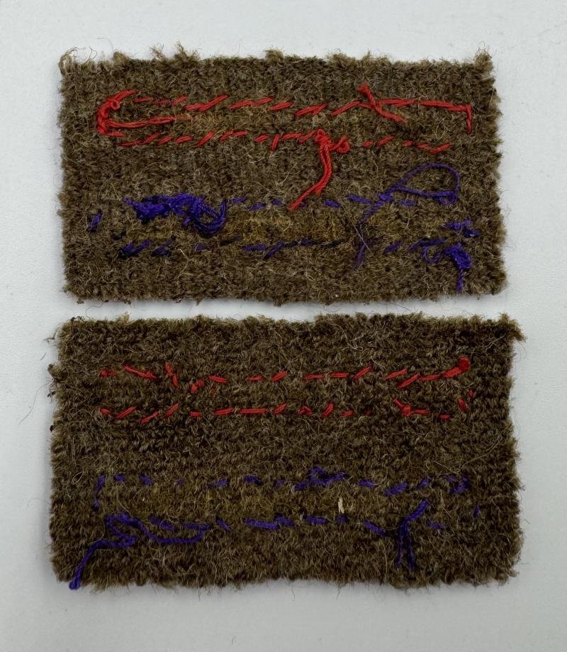 WW2 Essex Regiment Arm Of Service Strips — image 2