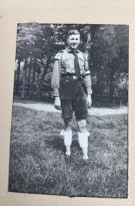 POCKET PHOTO ALBUM WITH HITLER PHOTOS.