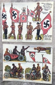 EARLY SA/NSKK, CHILDRENS CUT OUTS.