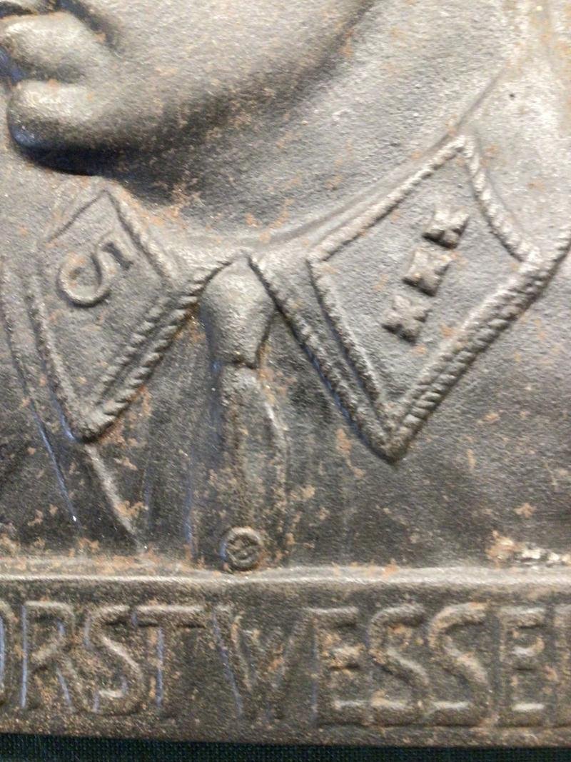 IRON WALL PLAQUE HORST WESSEL. — image 2