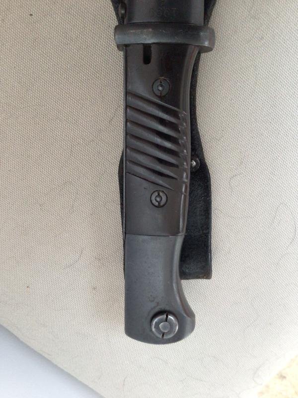 MINT K98 BAYONET AND FROG. — image 5