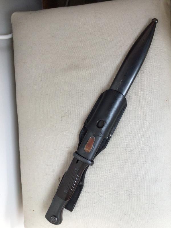 MINT K98 BAYONET AND FROG. — image 7