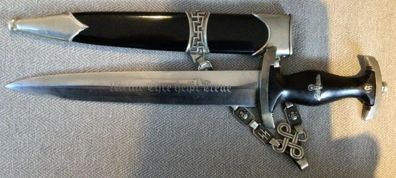 CHAINED SS M 36 OFFICER DAGGER. — image 10