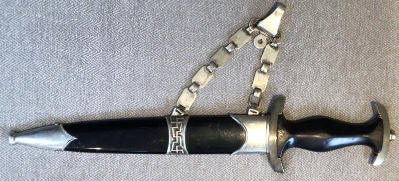 CHAINED SS M 36 OFFICER DAGGER. — image 2
