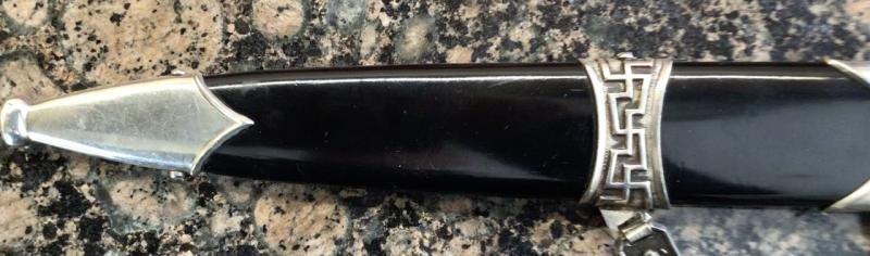 CHAINED SS M 36 OFFICER DAGGER. — image 8