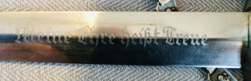 CHAINED SS M 36 OFFICER DAGGER. — image 9