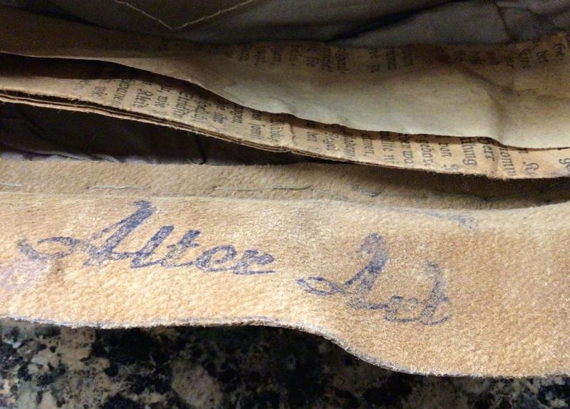 RARE WEHRMACHT CHAPLAINS CRUSHER CAP. — image 6