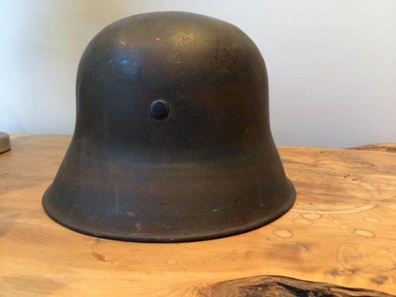 A RARE SS/RZM STEEL HELMET. — image 3