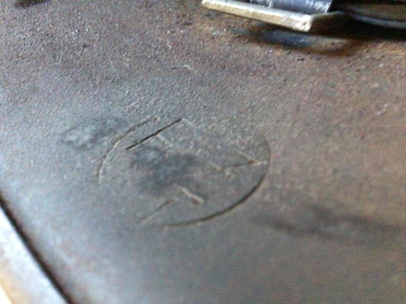 A RARE SS/RZM STEEL HELMET. — image 8