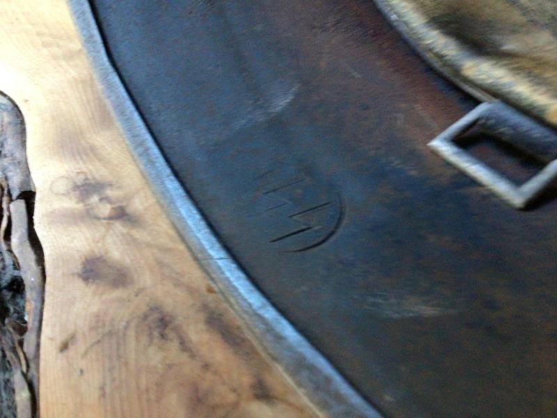 A RARE SS/RZM STEEL HELMET. — image 9