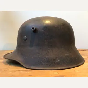A RARE SS/RZM STEEL HELMET.