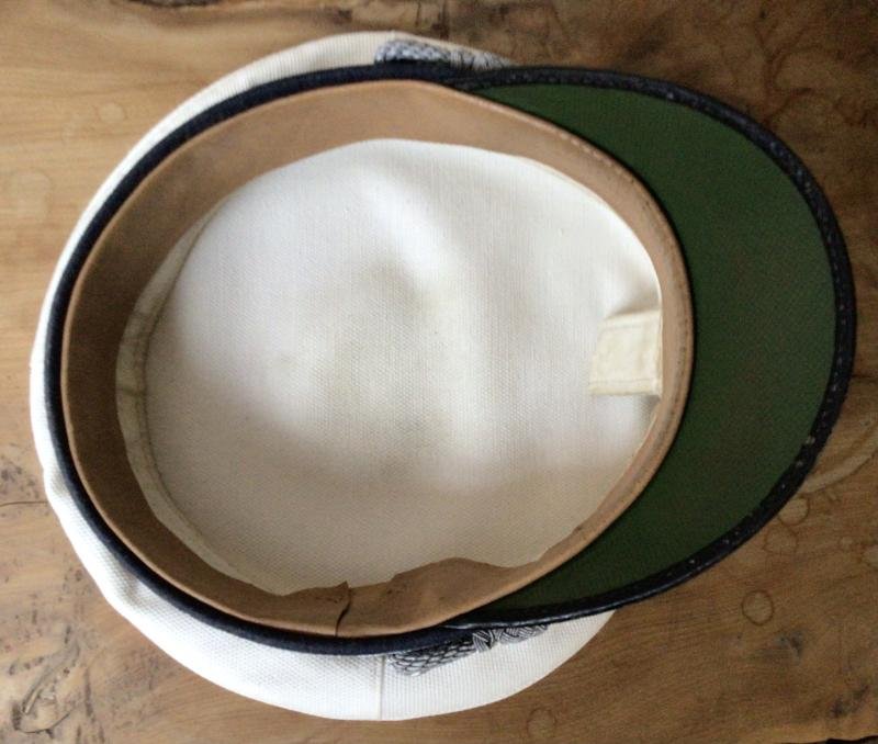 LUFTWAFFE OFFICER SUMMER WHITE TOP VISOR — image 5