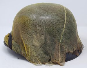 Stunning Net Camouflage Heer Helmet