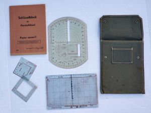 1942 German Artillery Plotting Kit