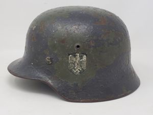 Service Worn Heer Double Decal Camo M35, Name Tag Sewn …