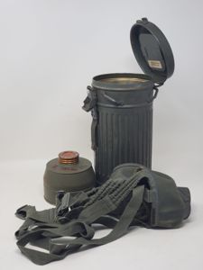 SS Named and Unit Marked Gas Mask