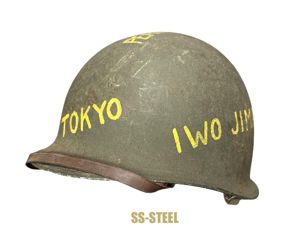 Pearl Harbor WWII US M1 Pacific Theatre Vet Trophy Helmet