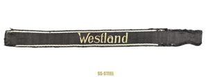 Uniform removed Waffen-SS cufftitle 'Westland'
