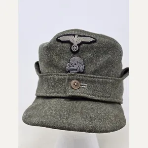 Outstanding Waffen-SS Two Piece M43 Cap, Stacked