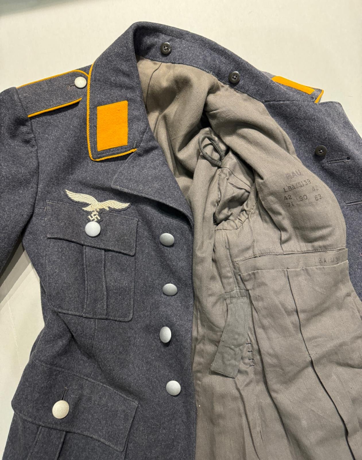 Unissued Luftwaffe Flieger Private's Tunic, LBA 1939 — image 8