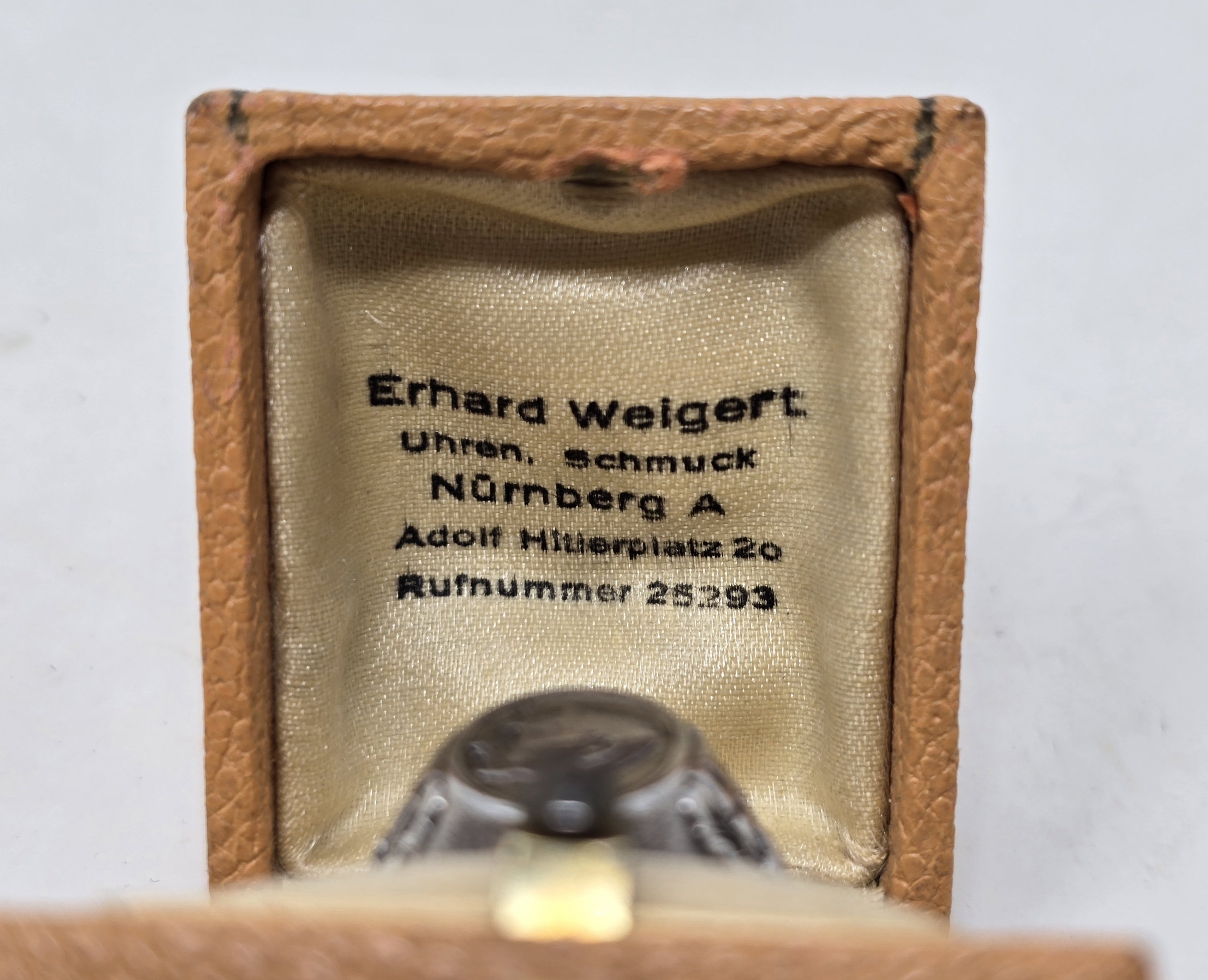 Silver Hitler Cameo Ring, Boxed — image 5