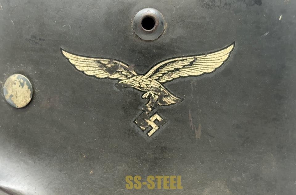 Luftwaffe M35 Double Decal Helmet SE66 Named — image 16