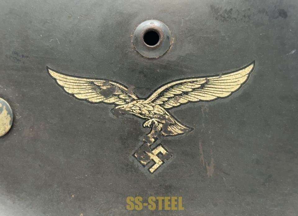 Luftwaffe M35 Double Decal Helmet SE66 Named — image 17