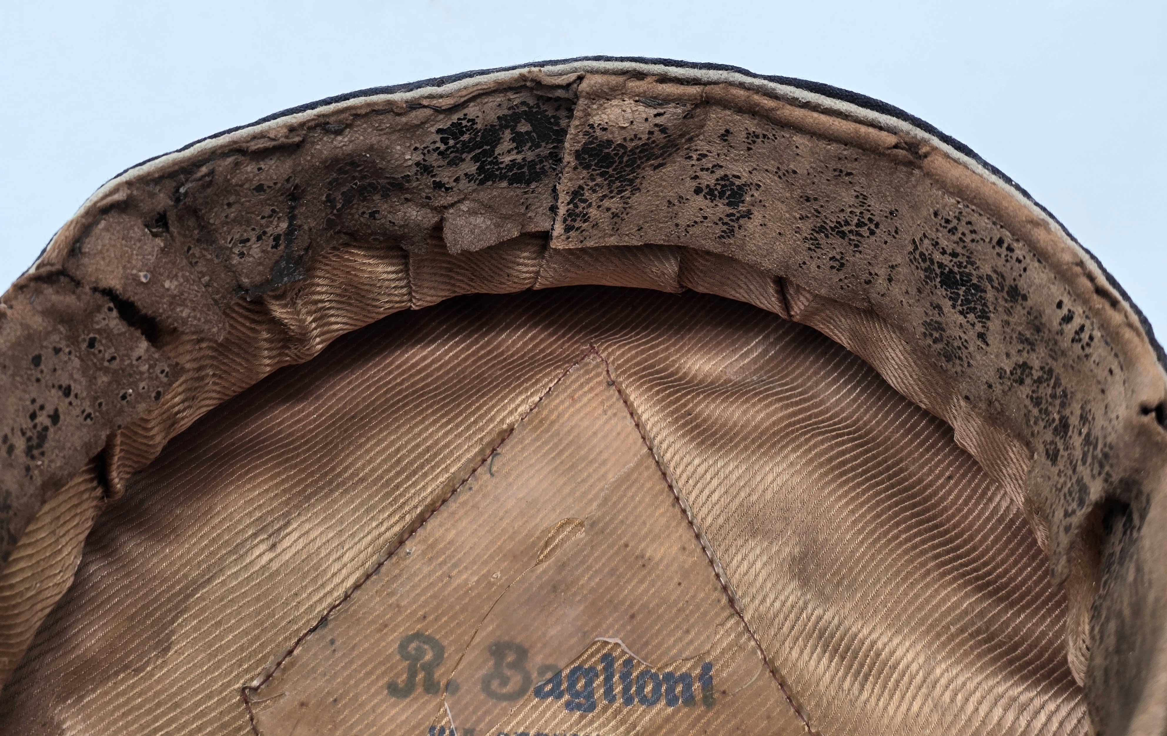 Rare Italian-made SS NCO Visor Cap — image 11