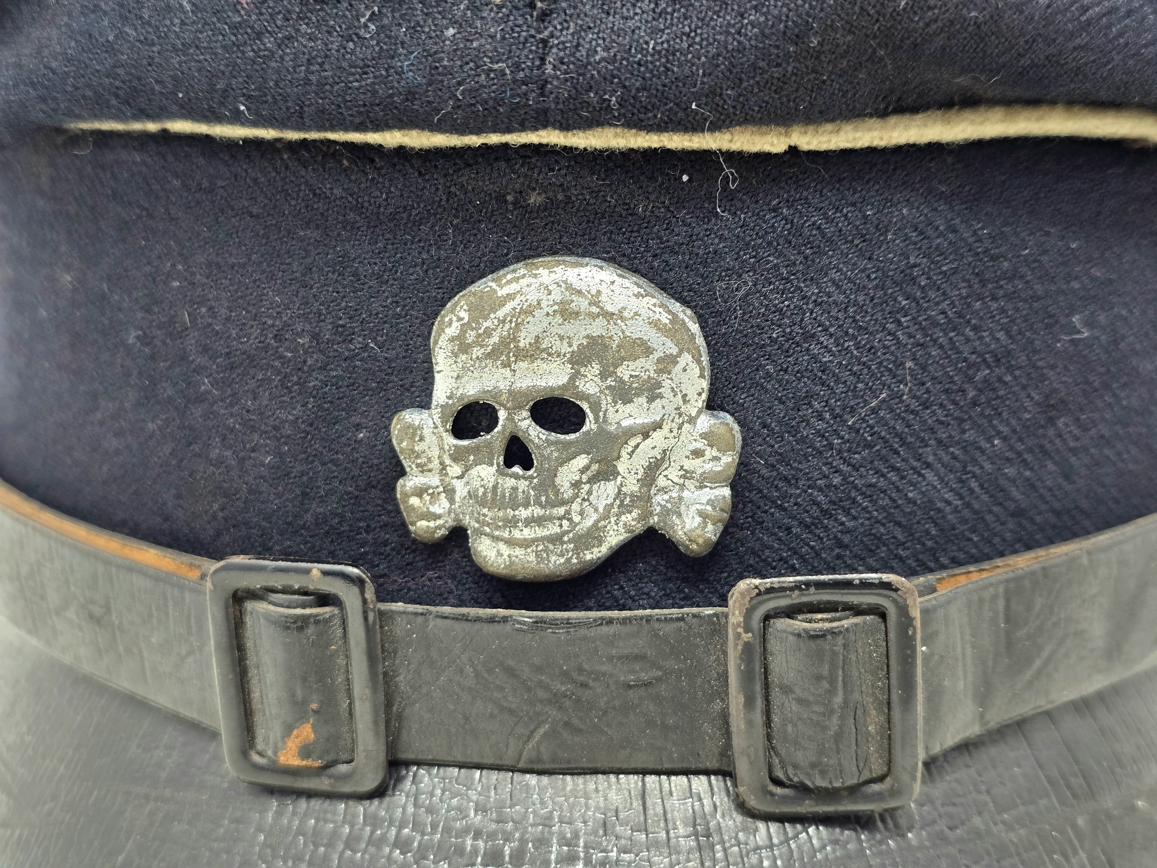 Rare Italian-made SS NCO Visor Cap — image 3