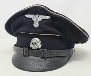 Rare Italian-made SS NCO Visor Cap