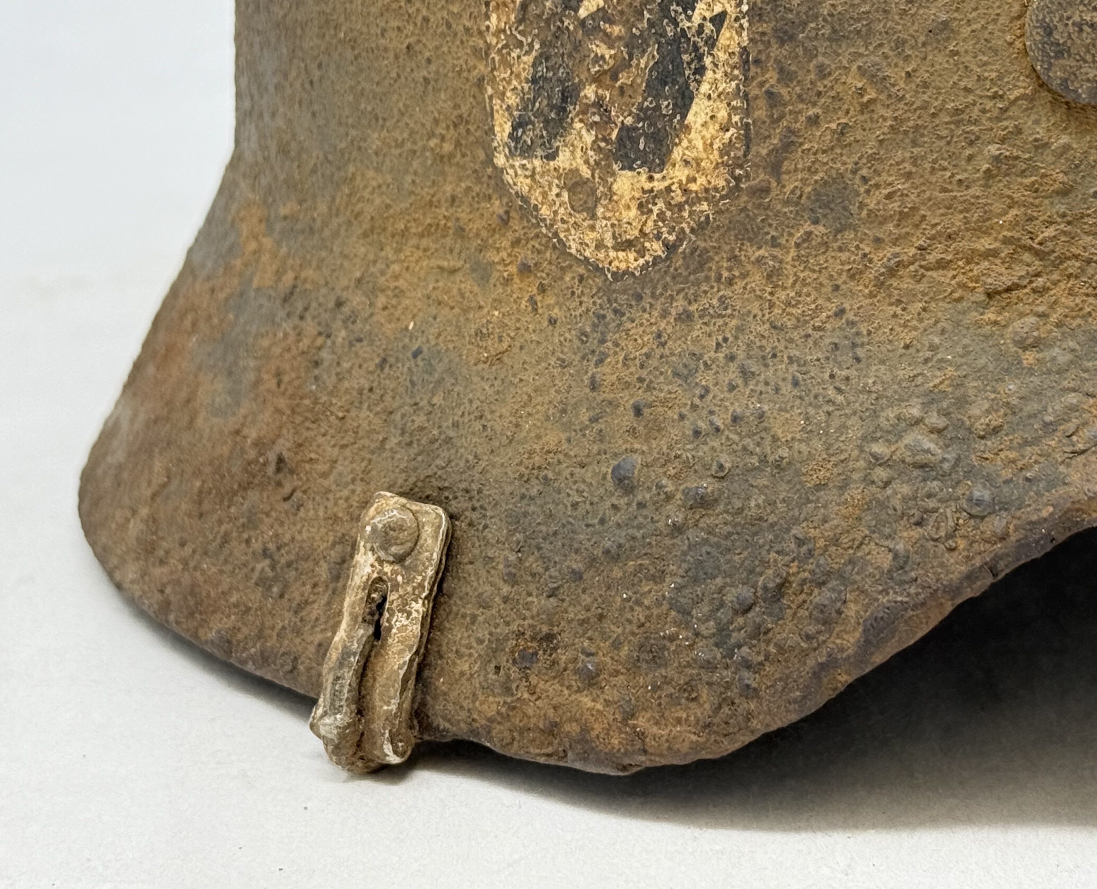 SS M35 Double Decal Helmet with Camo Cover Clips — image 10