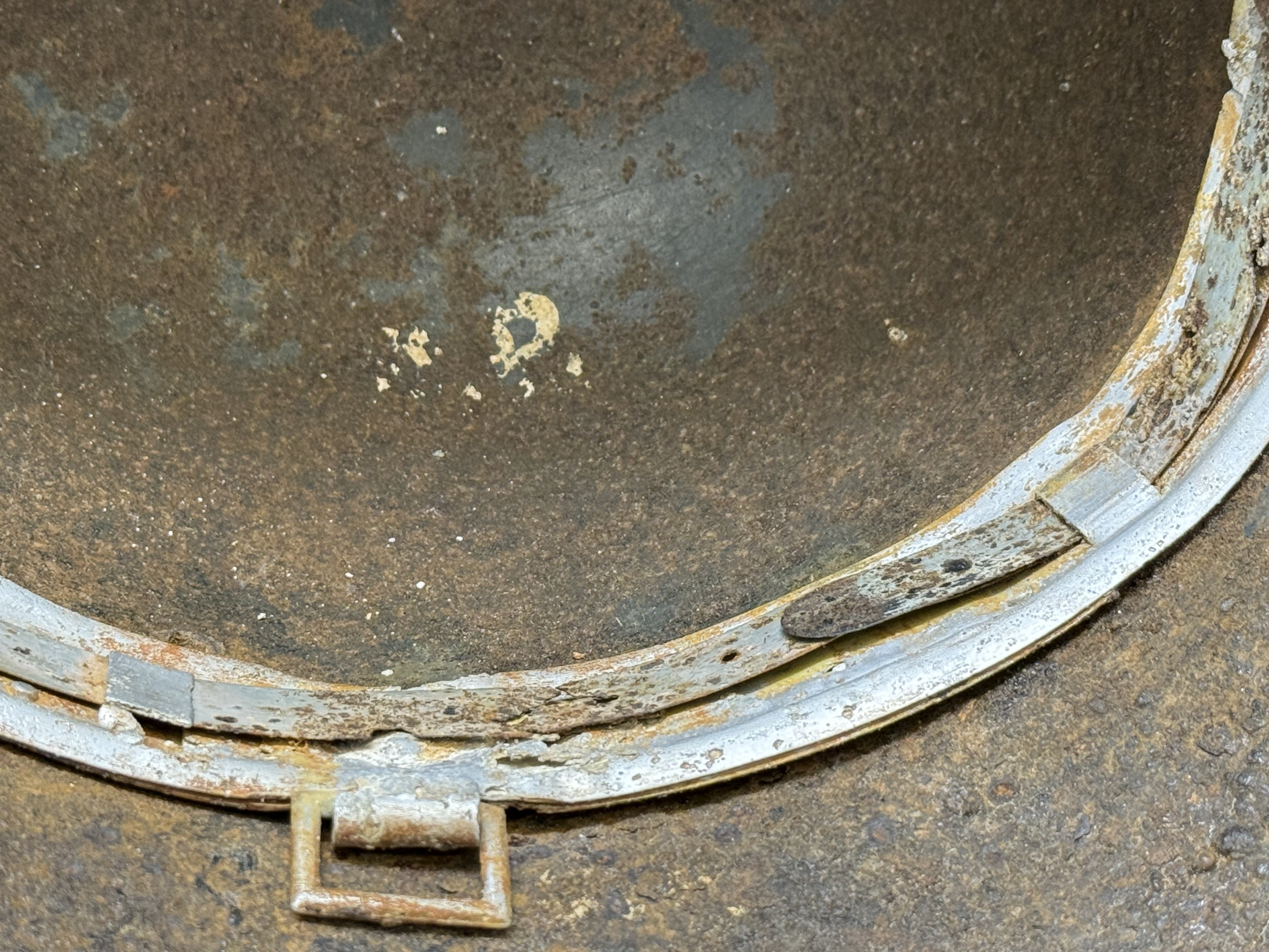 SS M35 Double Decal Helmet with Camo Cover Clips — image 16