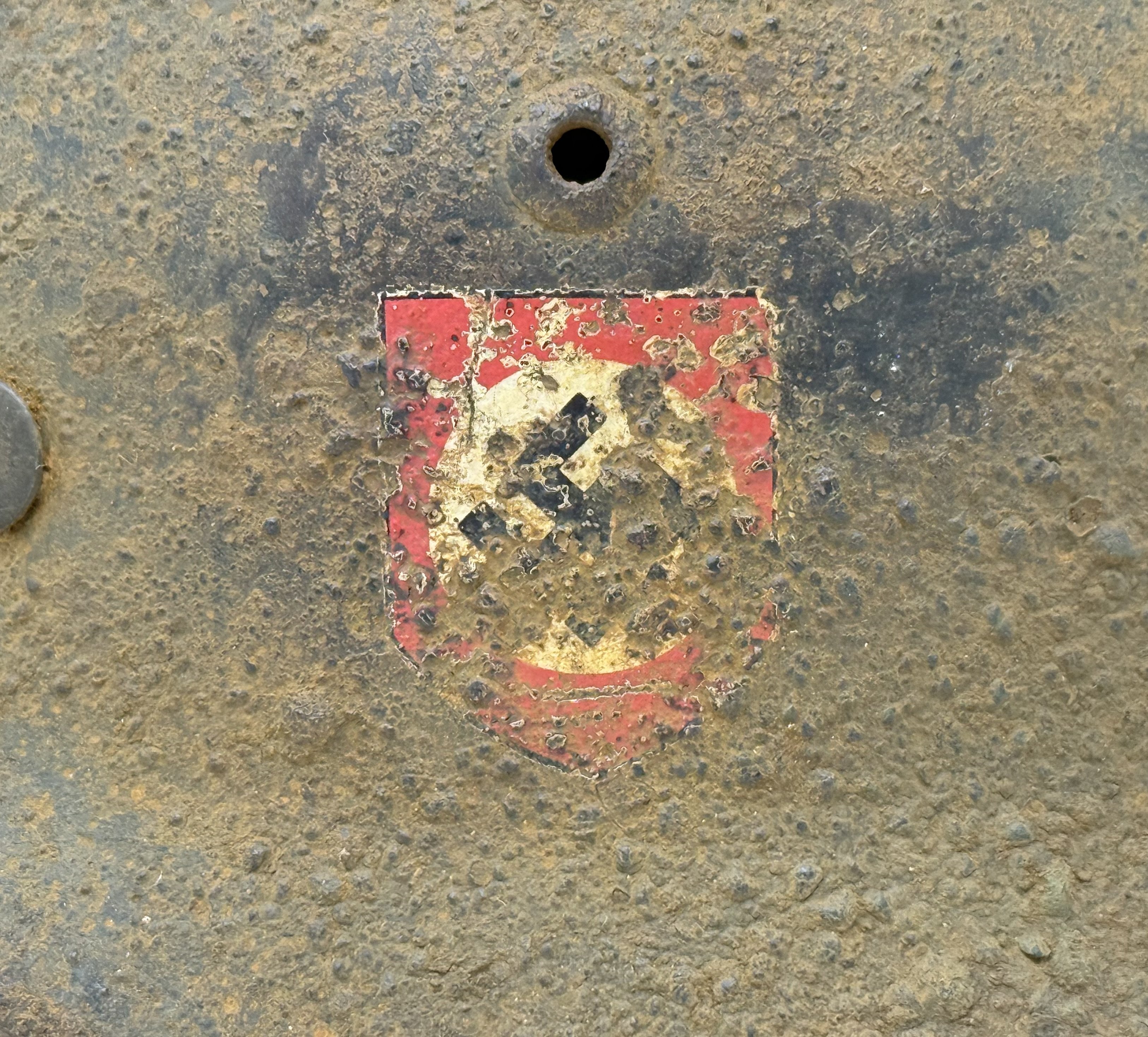 SS M35 Double Decal Helmet with Camo Cover Clips — image 18