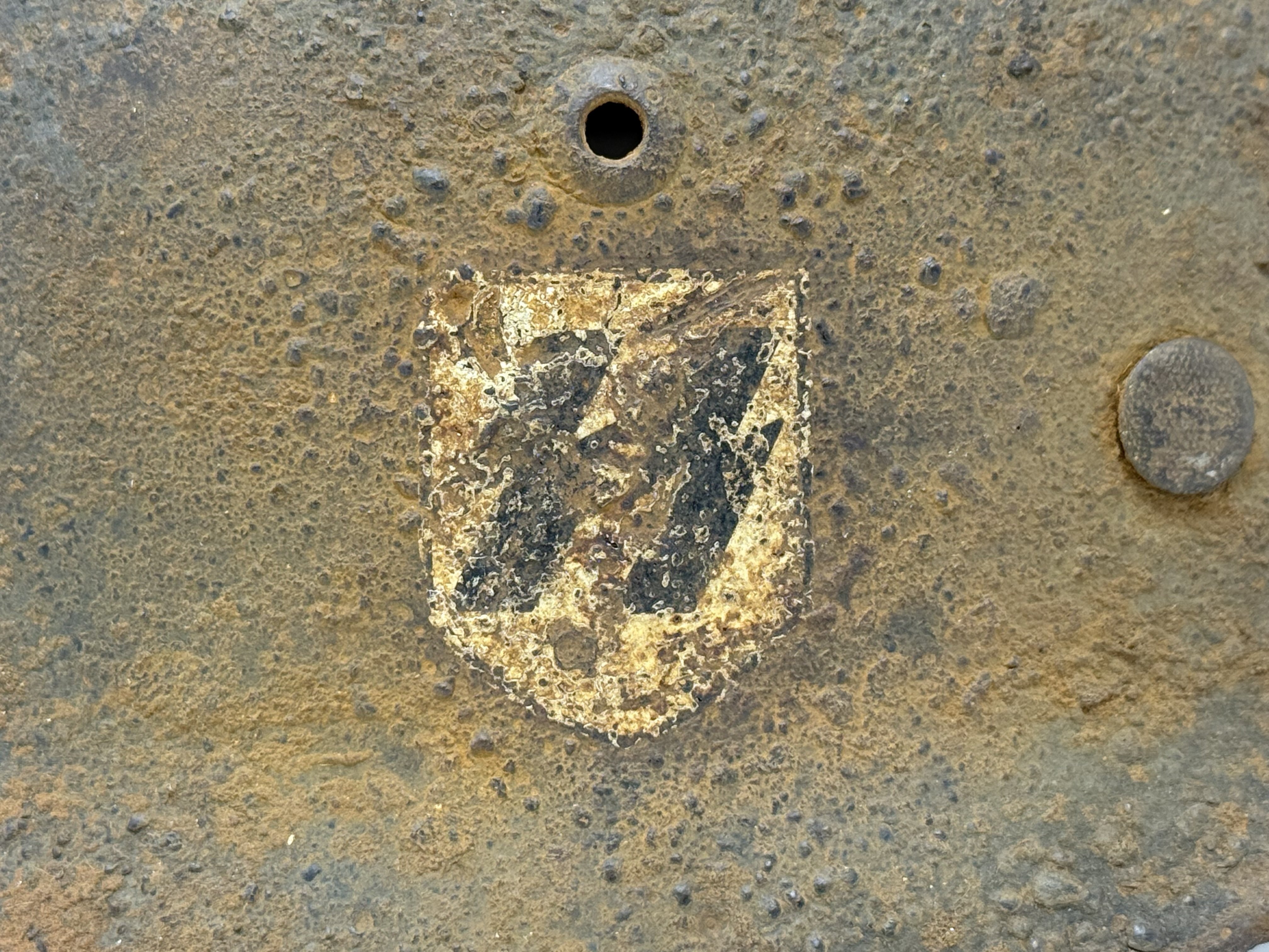 SS M35 Double Decal Helmet with Camo Cover Clips — image 20