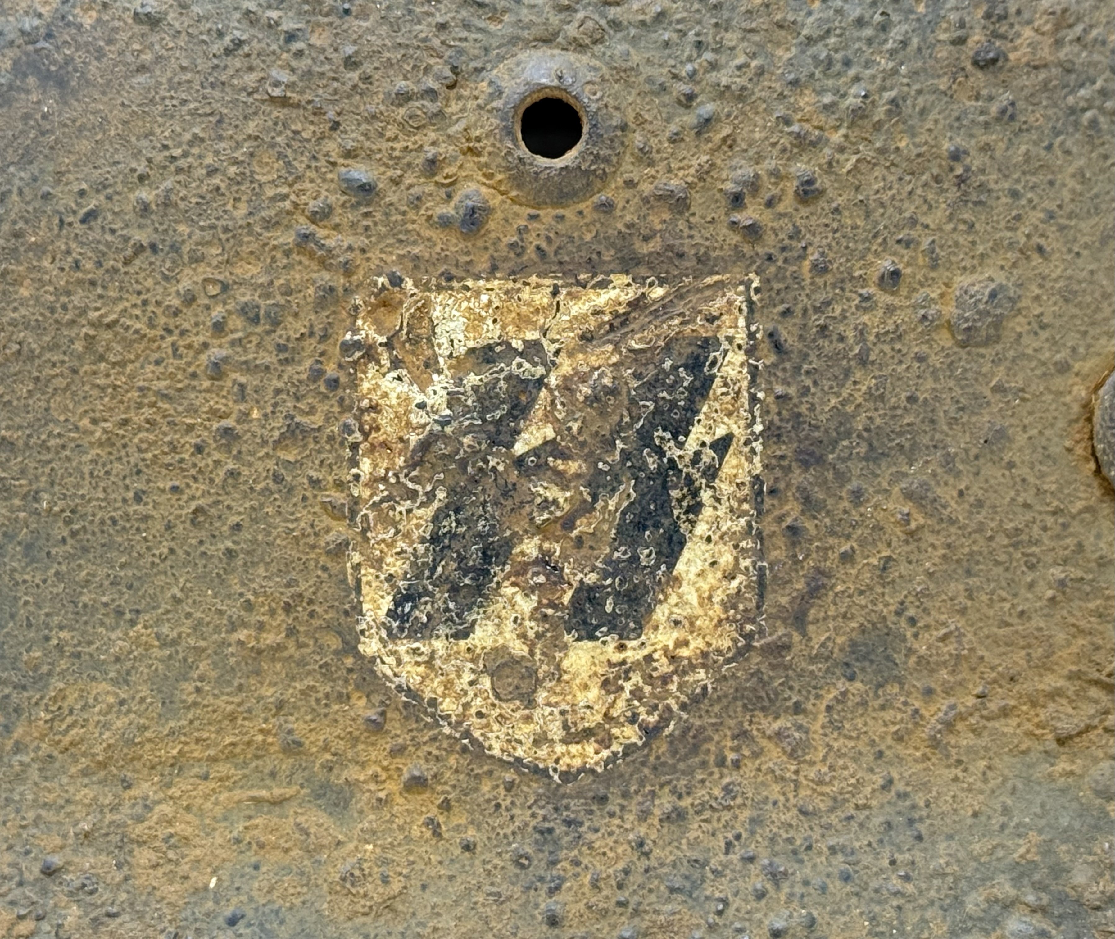 SS M35 Double Decal Helmet with Camo Cover Clips — image 21