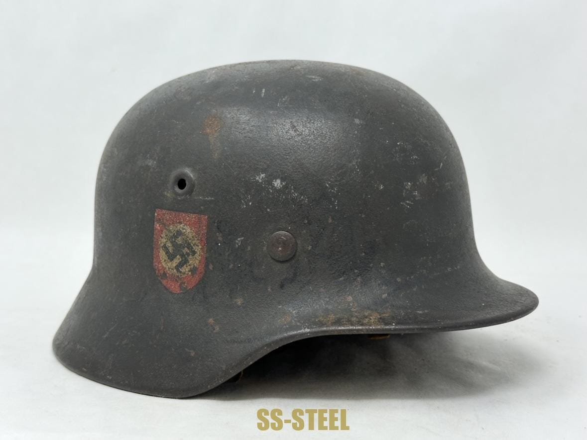 M40 Police Double Decal Helmet Possible KIA/Battle Damage — image 4