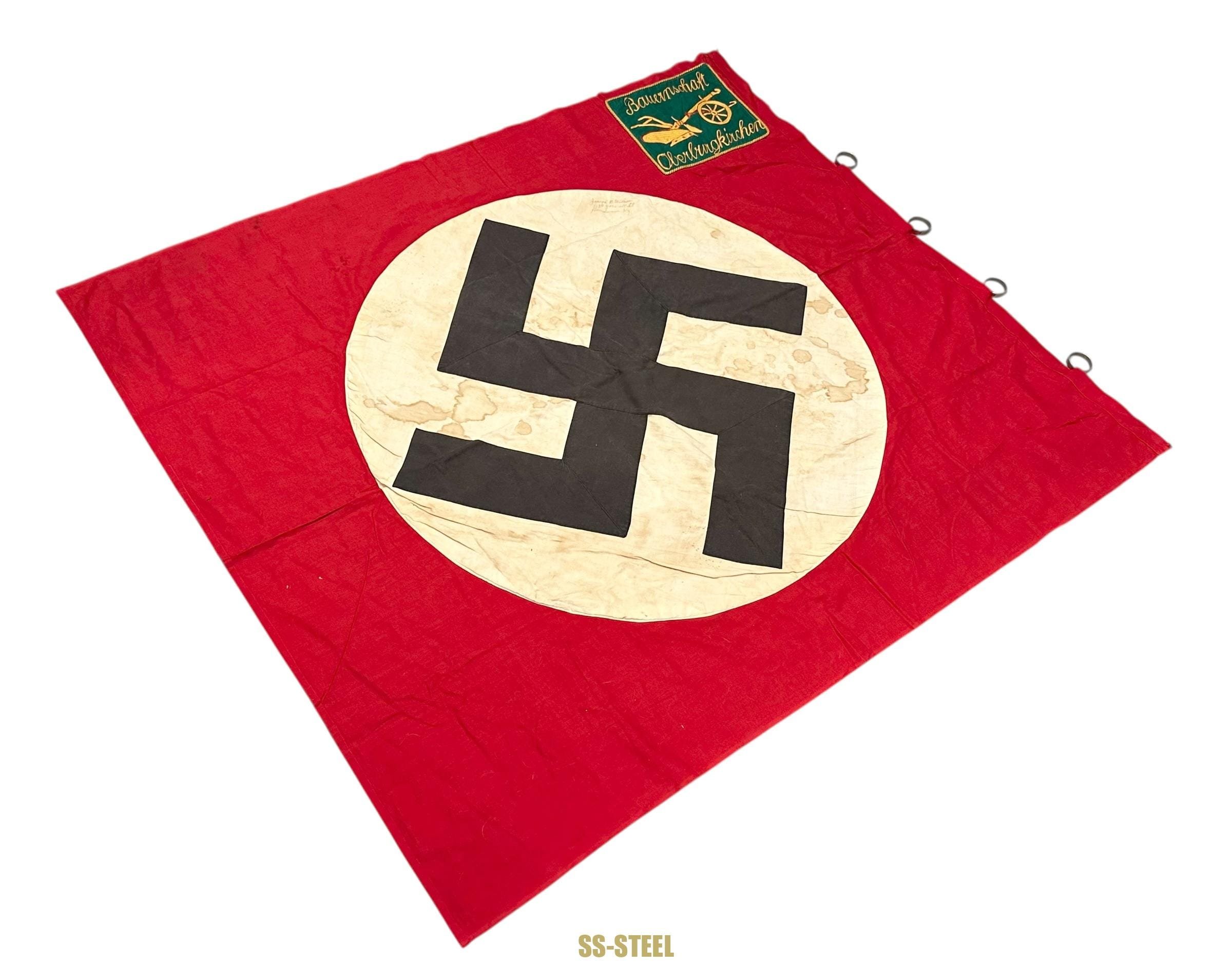 US Veteran Signed Flag OBERBURGKIRCHEN — image 21