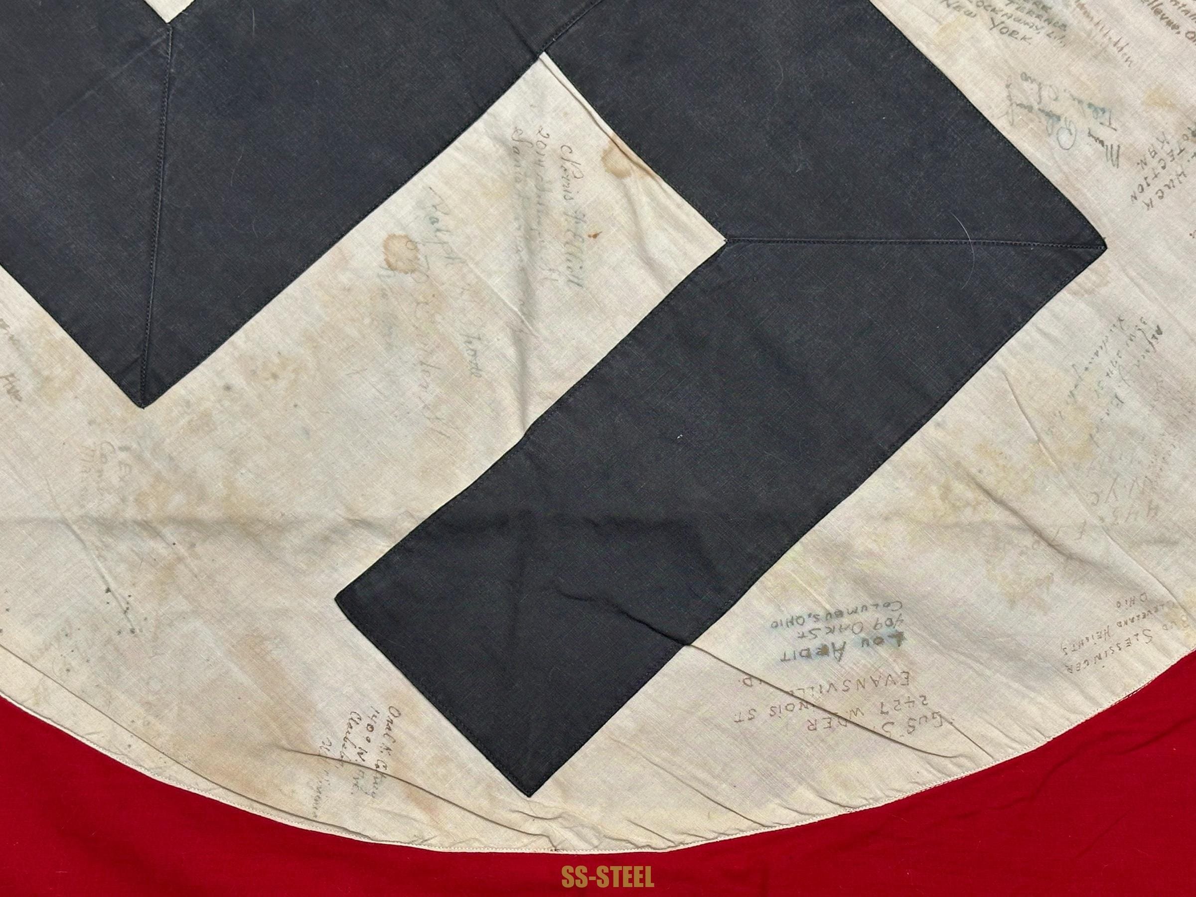 US Veteran Signed Flag OBERBURGKIRCHEN — image 5