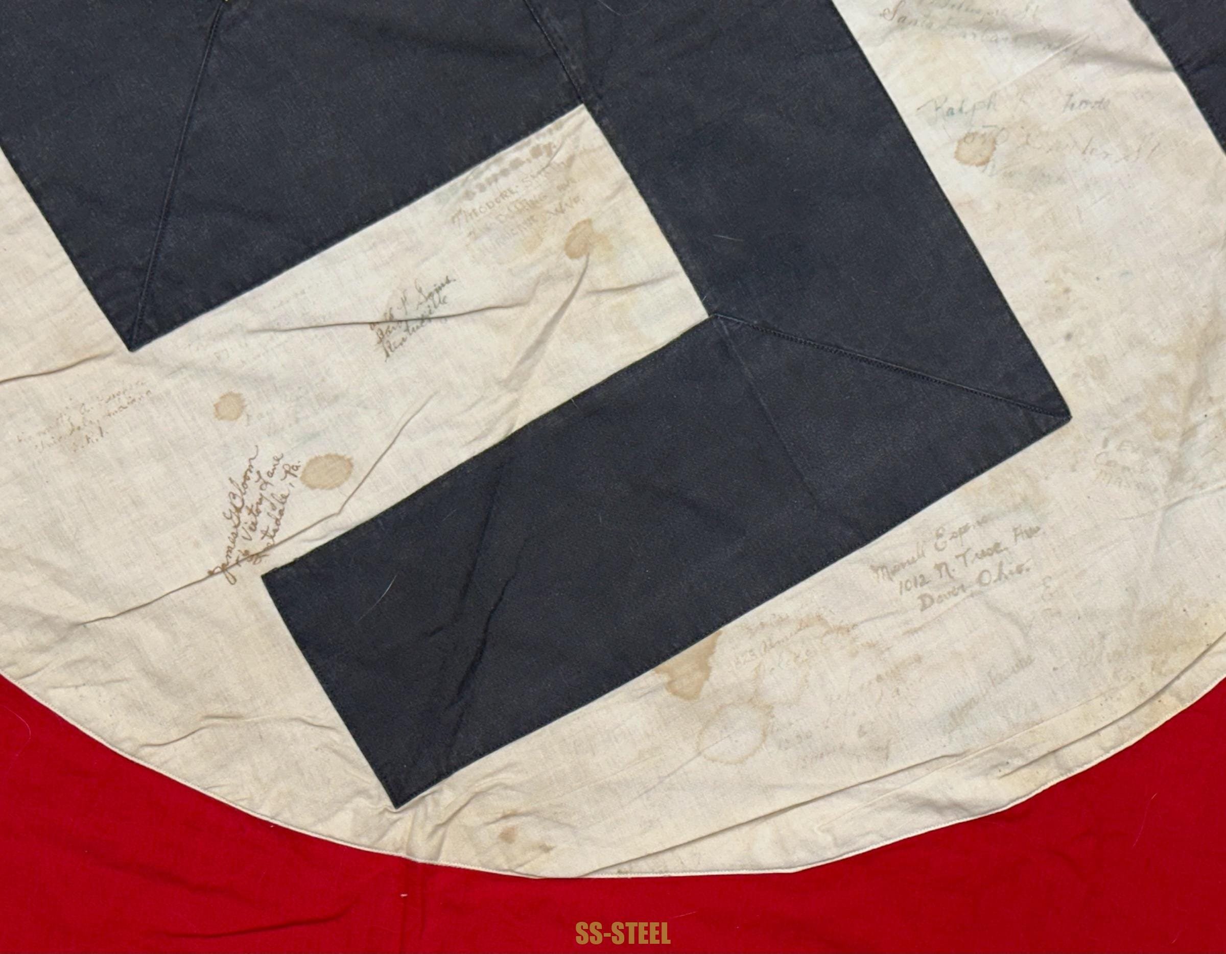 US Veteran Signed Flag OBERBURGKIRCHEN — image 7