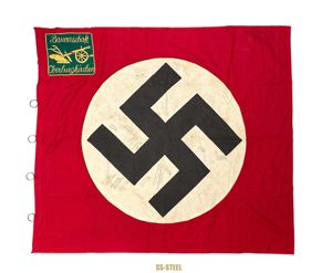 US Veteran Signed Flag OBERBURGKIRCHEN