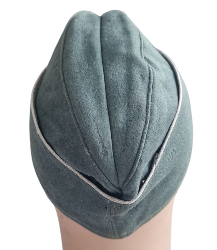 Service Used Waffen-SS Combat Engineer Officer's Schiffchen — image 2