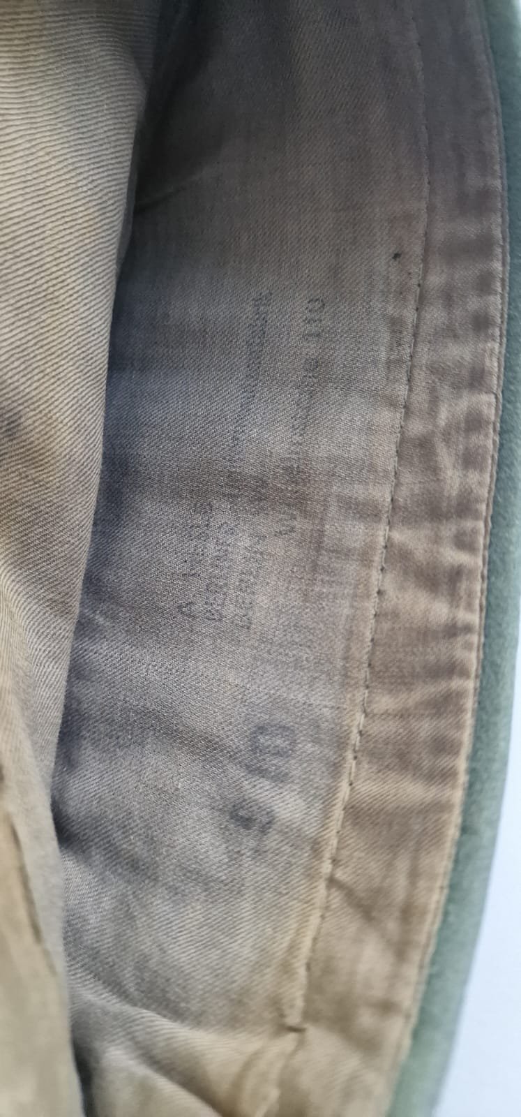 Service Used Waffen-SS Combat Engineer Officer's Schiffchen — image 5