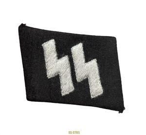 SS EM/NCO Rune Collar Tab with SS RZM Tag