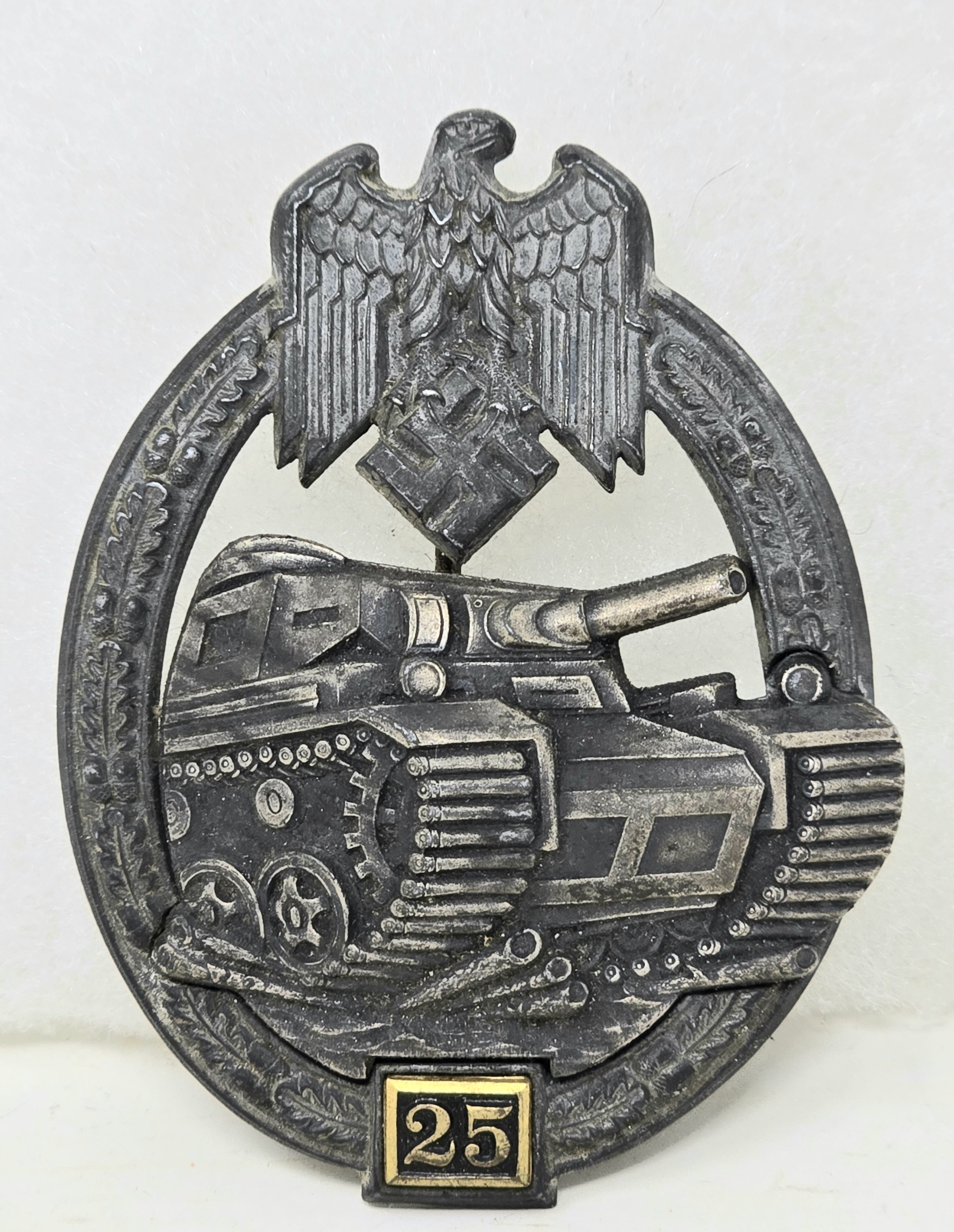 25 Assault Panzer Abzeichen, 'Gustav Brehmer' — image 4