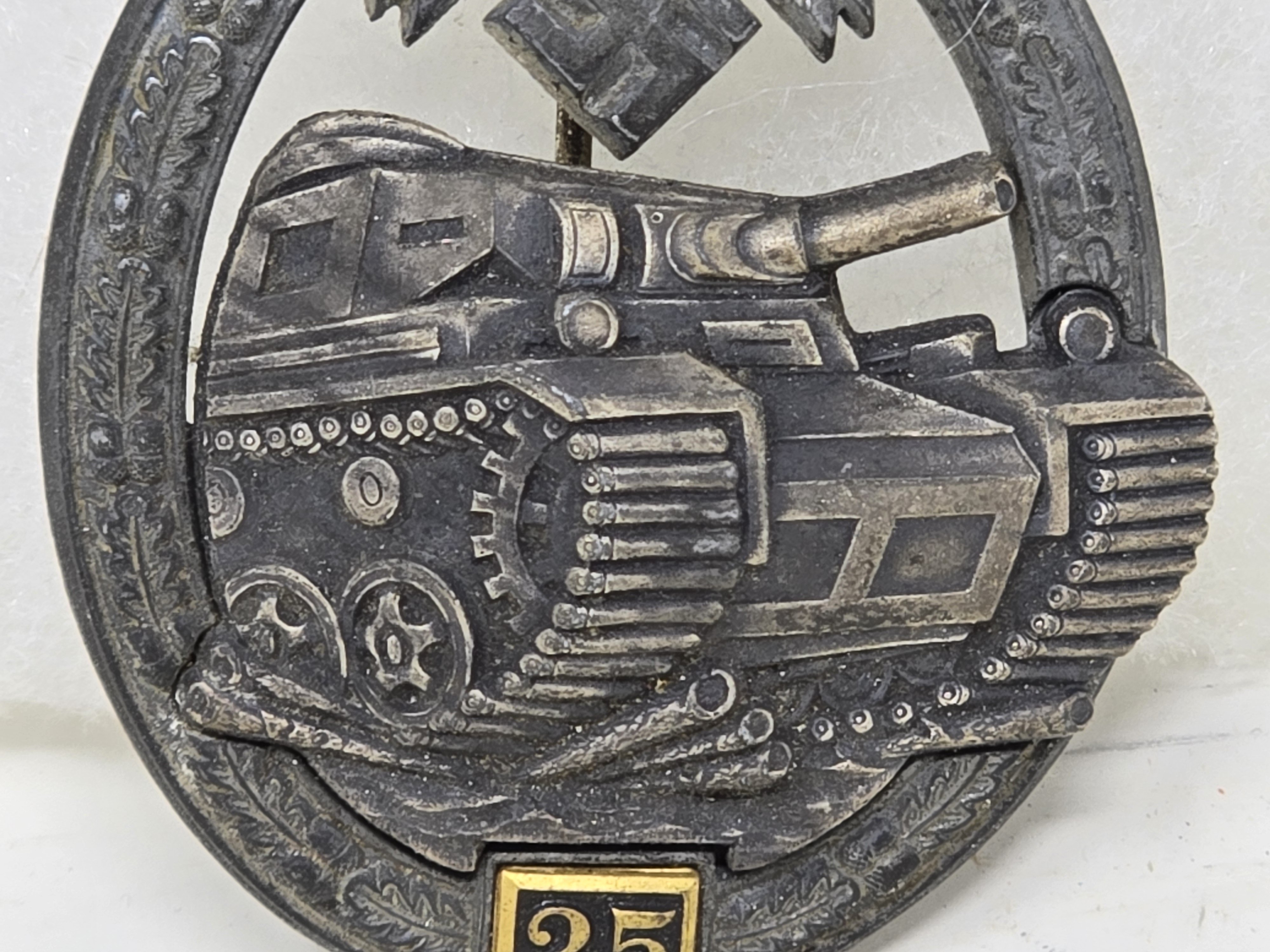 25 Assault Panzer Abzeichen, 'Gustav Brehmer' — image 6