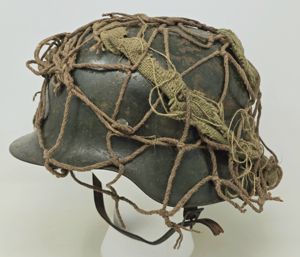 Net Camouflaged KM M42 Helmet