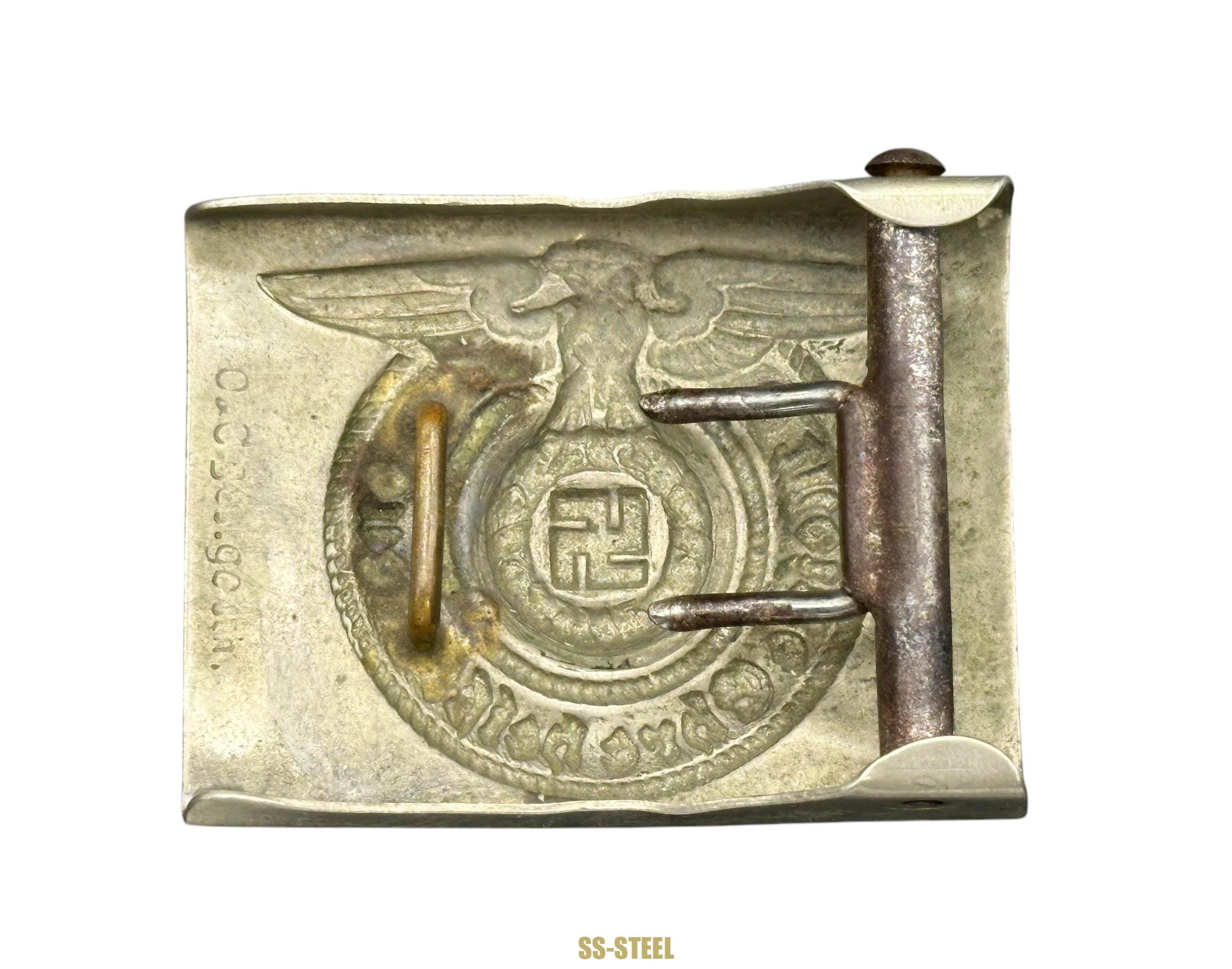 SS Marked Belt VA 413/38 and Buckle O&C — image 13