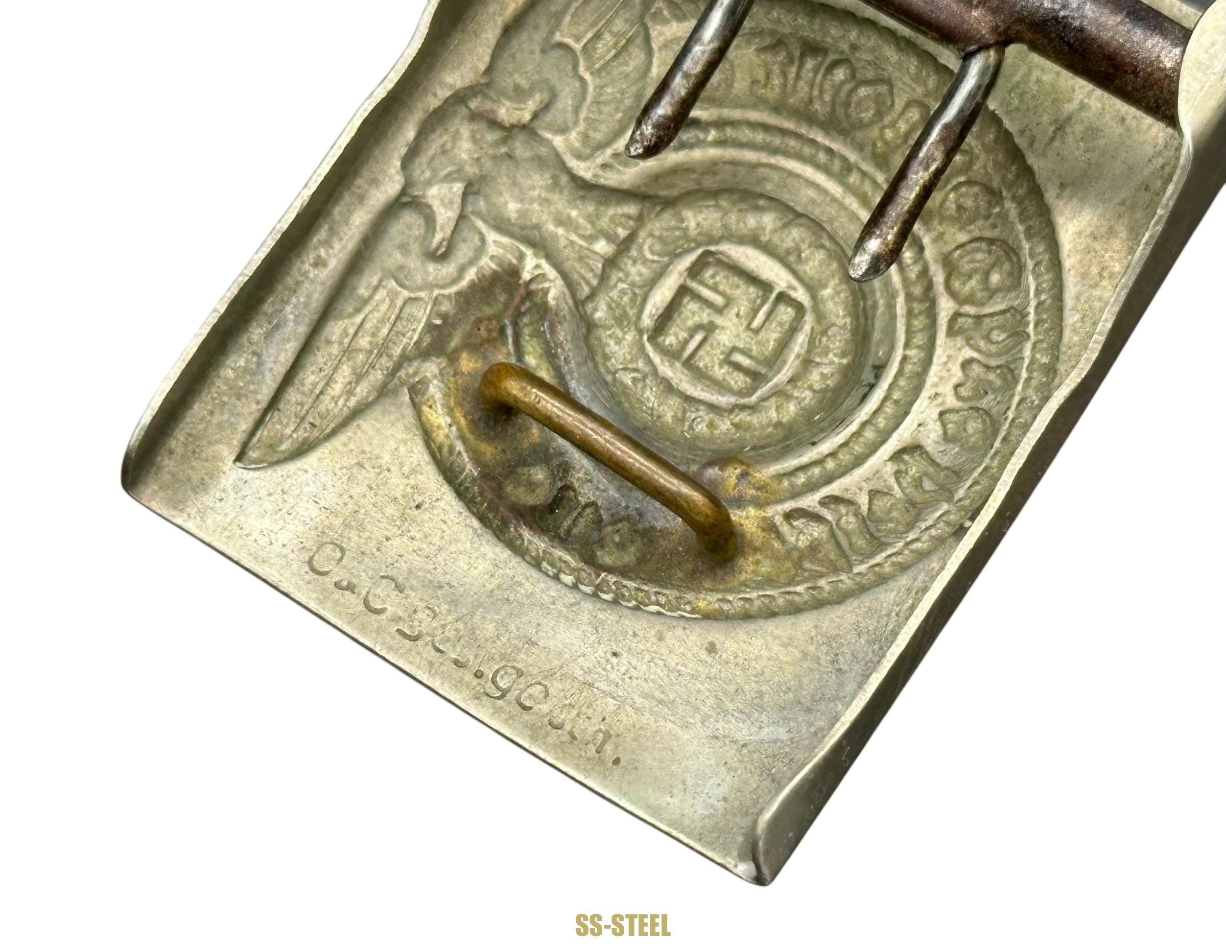 SS Marked Belt VA 413/38 and Buckle O&C — image 14