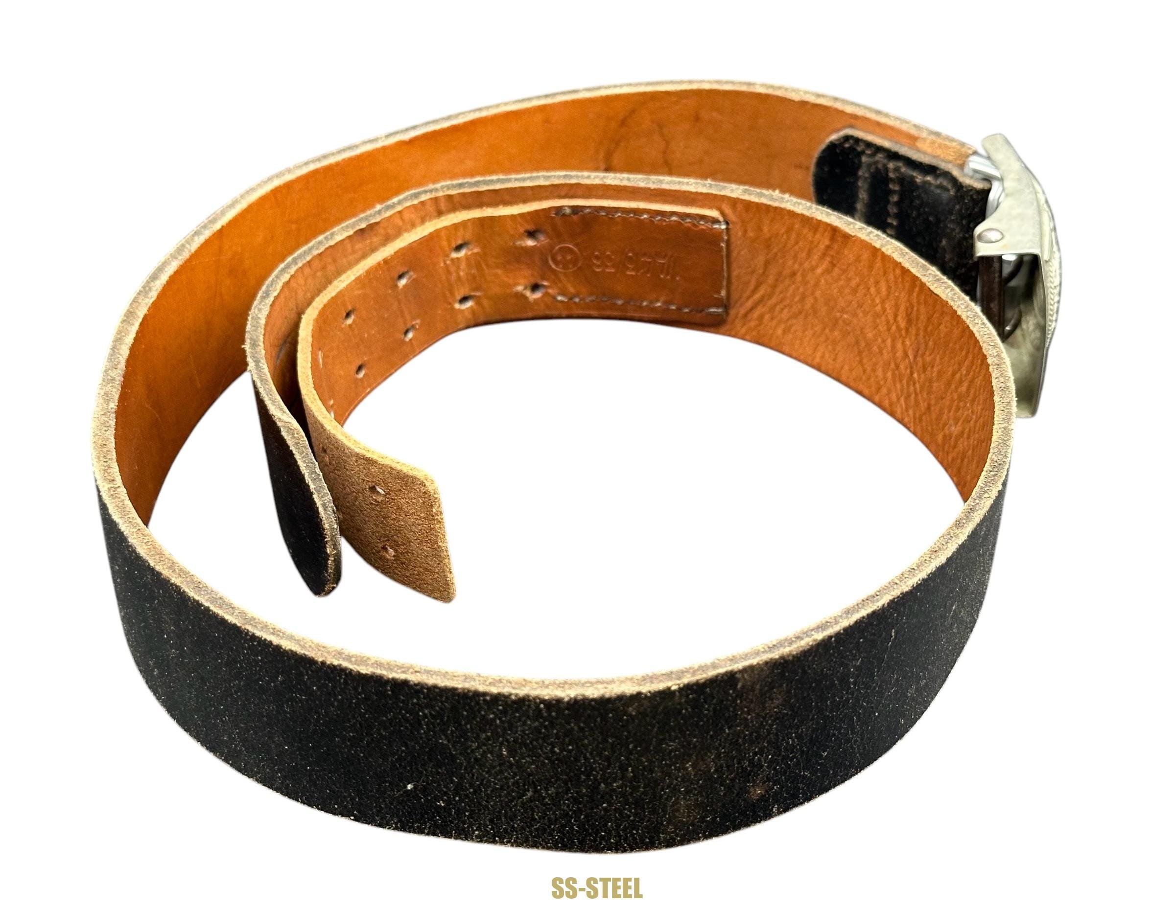 SS Marked Belt VA 413/38 and Buckle O&C — image 5