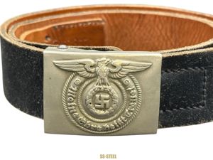 SS Marked Belt VA 413/38 and Buckle O&C